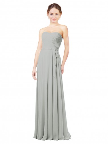 Shop Delicately Draped Chiffon Bridesmaid Dress Ottawa