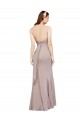 Shop Fit and Flare Long Chiffon Bridesmaid Dress / Prom Dress with Sash and Open Back Ottawa