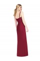 Shop Spaghetti Straps Mermaid Chiffon Bridesmaid Dress with Side Front Slit Ottawa