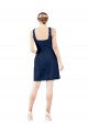 Shop V-Neck A-Line Satin Cocktail Bridesmaid Dress with Pockets Ottawa