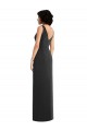 Shop Draped Wrap Formal Maxi Spandex Bridesmaid Dress / Prom Dress with Front Slit Ottawa
