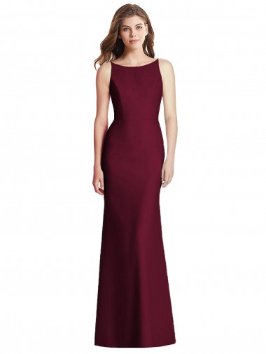 Shop Open Cowl Back Bateau Neck Trumpet Bridesmaid Dress Ottawa