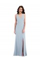 Shop Criss Cross Cutout Back Maxi Bridesmaid Dress / Prom Dress with Front Slit Ottawa