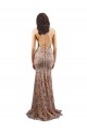 Shop Floral Patterned Backless V-Neckline Sequin Formal Bridesmaid Dress / Prom Dress Ottawa