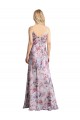 Shop Draped Cowl Neck Long Printed Formal Stretch Satin Bridesmaid Dress Ottawa