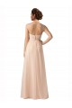 Shop Illusion Sleeves Tulle Bridesmaid Dress with Shirred Bodice and Sweetheart Neckline Ottawa