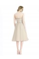 Shop Strapless Short Cocktail Length Tulle Cocktail Bridesmaid Dress with Pleats Ottawa